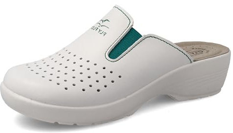 Fly Flot | Professional Certified, Zoccoli Sanitari Donna con Elastico Regolabile, Ciabatte con Tomaia e Sottopiede in Evopell,