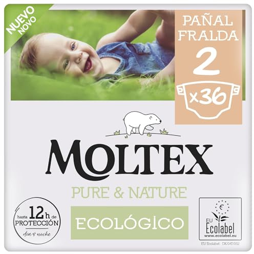 Windeln Moltex Pure & Nature T2 (3-6 kg) 36 Einheiten