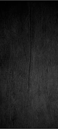 wandmotiv24 Türtapete Schwarzes Holz, Echtholz Schwarz 90 x 200cm (B x H) - Dekorfolie selbstklebend Sticker für Türen, Türfolie, Aufkleber, M1224