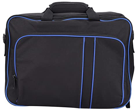 Yunseity Custodia da Trasporto per Custodia da Viaggio Protettiva Impermeabile di Grande Capacità, per Console Dischi di Gioco, Caricabatterie e Altri Accessori(Blu nero)