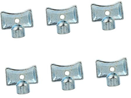 Healeved 6pcs Radiator Bleeding Key Valve Key for Radiator Exhaust Valves Accessories Compatible