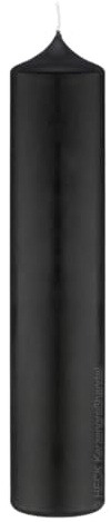 Kopschitz Kerzen Altarkerze Schwarz 400 x Ø 60 mm, 1 Stück