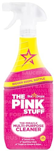 Pink Stuff Multi Purpose Cleaner Powerful All-Purpose Cleaning Solution for Kitchen Bathroom Household Surfaces Tough on Stains Gentle on Surfaces Easy Rinse Formula 850ml