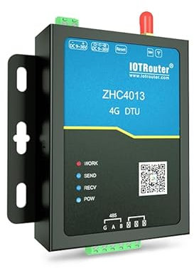 IoTRouter ZHC4013 Gateway RS485 Industriale Modbus GSM LTE Controller per Sensore di Livello Dell'acqua PLC, 4G DTU, Modbus TCP/RTU MQTT JSON