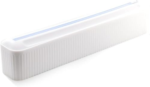 Distributeurs De Nourriture, Coupe-Film Alimentaire, Distributeur D’Emballage Plastique, Distributeur D’Emballage Plastique Magnétique pour Tiroir De Cuisine, Suspe, Bianco