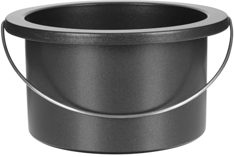 FIXOSHEE Wax Melting Container Bowl Replacement Pot 101mm Non-stick Aluminum Wax Heater Accessory for Hair Removal Suitable for Home and Professional Random Color