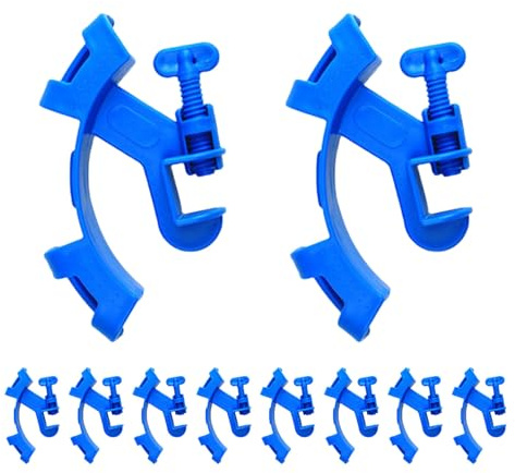 VALICLUD 10Pcs Aquarium Hose Clamp Water Pipe Clip Fish Tank Tube Holder Clamp for Water Change Fixing Aquarium Tubing Accessories