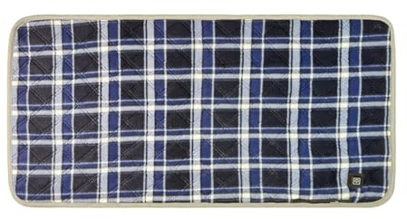 Coussin chauffant pour chaise de bureau, grand coussin chauffant pour hiver, fixation élastique antidérapante, réchauffeur pour le dos, les lombaires, les hanches et les cuisses (bleu)