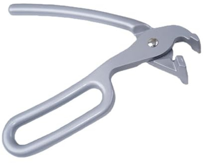 Homeponnew Pinza per pizza in alluminio con maniglia di ritorno a molla per sollevare teglie da forno calde, padelle e pentole in pietra, strumento da cucina per pasticceria domestica e negozi di