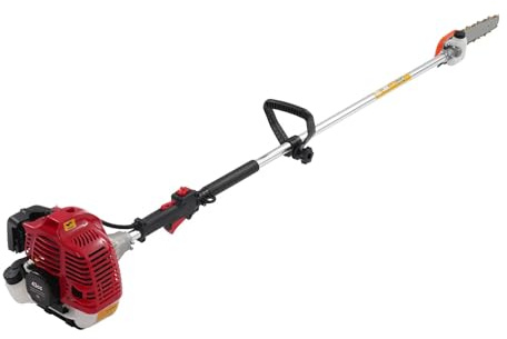 43cc Bensin hög knapp 1,25 kW, 2-takts grensåg 8 500 rpm, multifunktionell motorsåg, trädsågar för träskärning, buskskärning