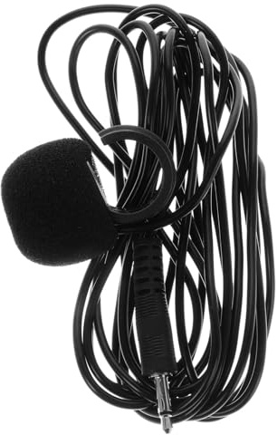 UKCOCO Microfono per Strumenti Musicali Pickup per Flauto e Sassofono, Microfono Nero in Abs Connettore e Funzionamento Comodo per Registrazioni