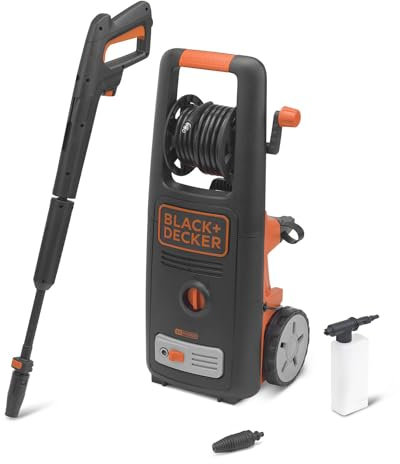 BLACK+DECKER Idropulitrice ad Alta Pressione BXPW1800E (1800 W, 135 bar, 440 l/h)