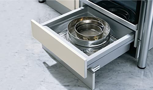 Ninka Under Oven Drawer Set with Moulded Plastic Drawer and Runners - 558.61.536