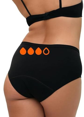 snuggs® Basics | Periodenunterwäsche für Starke Blutung | Dünne und saugstarke Menstruationsunterwäsche | Periodenunterwäsche aus recyceltem Nylon | Nachhaltige Alternative zu Tampons und Binden