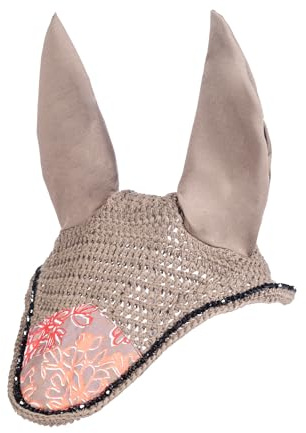 HKM Savona Style Fliegenhaube, Taupe, Vollblut
