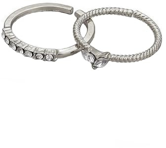 Crymystal Vintage Kristall Herz Ring Gold Knöchel Ring Schichtgeöffnete Finger Ring Vintage Stapel Ring Verstellbare Ring Schmuck für Frauen und Mädchen Geschenk