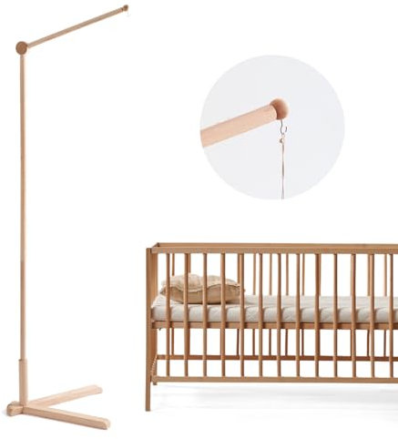 Promise Babe Holz Baby Mobile Halterung Wickeltisch Baby Spieluhr Baby Mobile für Bett Laufstall DIY Drehbar Fester Boden