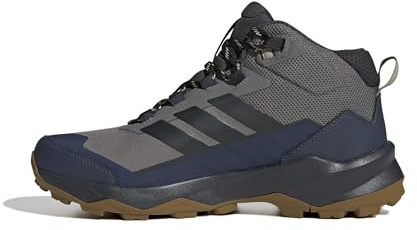 Adidas Uomo Terrex Skychaser AX5 Mid Gore-Tex Hiking Shoes, Grey Four/Carbon/Shadow Navy, 42 EU