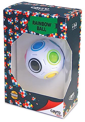 Cayro – Regenbogenball – Mehrfarbig – Geschicklichkeitsspiel – ab 6 Jahren – lustig und herausfordernd – ideal zum Verschenken – hohe Qualität und gutes Design - 150-8626YJ