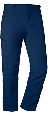 Schöffel Herren Pants Folkstone, leichte Wanderhose mit Stretch-Material, robuste Outdoor Hose mit sportlichem Schnitt, Dress Blues, 58