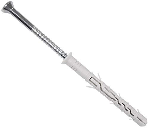 PARCO Rahmendübel mit Senkkopfschrauben TX40 (10x230 mm, 25 Stück) - Fassaden- & Langschaftdübel, Fensterrahmendübel, Fensterdübel für Fensterrahmen & Wandbefestigung - ETA-12/0272 Zulassung