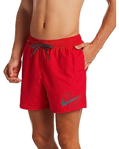 Nike Short Volley 5 Maillot de Bain Homme, Rouge (University Red), XL