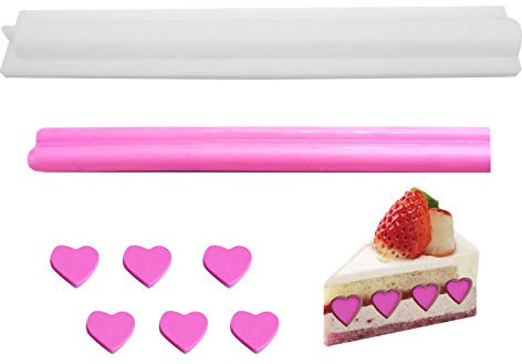 LaceDaisy Fai da Te lungo Tubo Mousse Dessert Stampo in Silicone Candela Sapone Dima Stampo per Sapone, Stampo in Silicone A Forma di Cilindro Lungo A Mano per Cottura, Decorazione Dolci Attrezzo