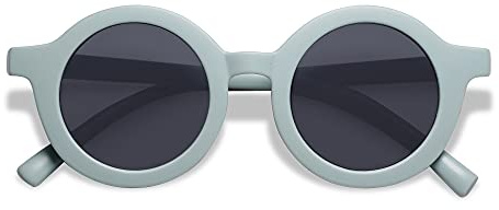 SOJOS Cute Round Polarized Sunglasses for Kids Girls Boys UV400 Protection De Sol Gafas Beach Holiday SK5606 Blue