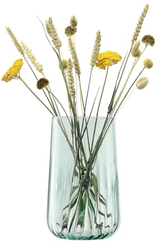 LSA Mia Vase/Lantern H25.5cm Recycled/Part Optic| 1 Unit | Recycled Glassware | MZ44