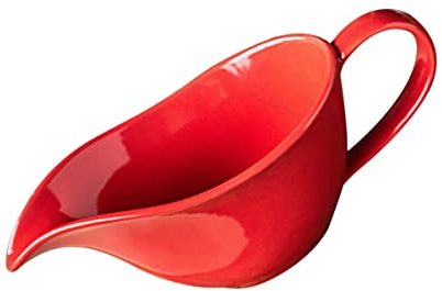 BESTonZON Bol à Sauce Porcelaine avec Bec Verseur Bol Multifonction pour Cuisine pour Battre Œufs Servir Sauces Et Salades Couleur Rouge Brillante Ustensile Pratique pour Usage Domestique