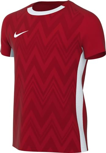 Nike FD7426-657 Maglia Dri-FIT Challenge V T-Shirt Unisex University Red/White/White Tamaño XS
