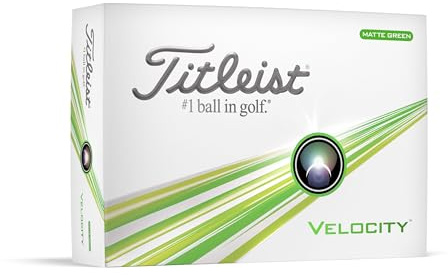 Titleist Velocity Golf Ball, Pack of 12, Green, PRIOR GENERATION