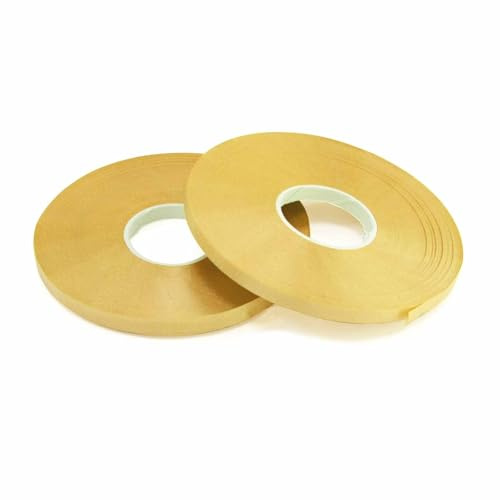 YHT 2 Stück 5mm x 50m Golden Satinband Ribbon Band Dekoration Präsent Geschenkband