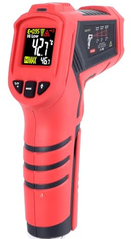Handliche Industrielle Temperaturpistole, Praktische Öltemperaturpistole, Elektronisches Thermometer -58 °F ~ 752 °F (-50 °C ~ 400 °C) für Küche, Garage, Lüftung, Klimaanlage
