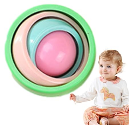 Poupangke Gyro Fidget-Spielzeug, Gyro-Fidget, Gyroskop-Spielzeug mit Kreisel für die Fingerspitze, Handkreisel, innovatives Spielzeug für das Training der Finger, für Büros und Zuhause