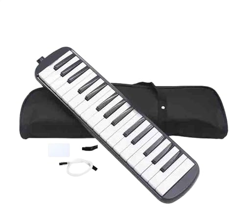 Melodica Instrument, Air Piano Keyboard mit Doppelrohr, sicheres stabiles Melodica Musikinstrument für Erwachsene, Studenten und hergestellt aus hochwertigen Materialien, dieses m