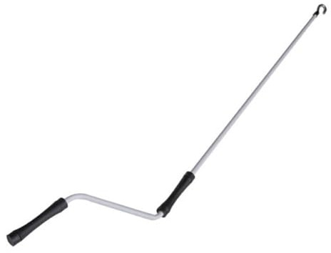 Dickly Aluminium Teleskop Kurbelstange für Markisen mit Haken, 1.5 Meter