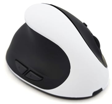 Kalttoy Ratón vertical ergonómico para zurdos modelo óptico para laptop de escritorio