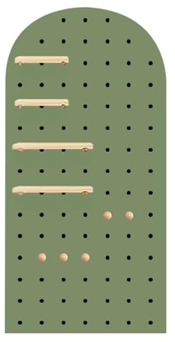 Genérico Estante de Pared para Herramientas con Tablero Perforado para Garaje, Almacenamiento de Brocas, Soportes para Juegos de Llaves, Paneles de Tablero Perforado, estantes de exhibición de Madera