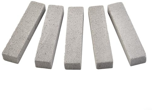 ComfyHarbor 5 spugne abrasive per la pulizia di pietra pomice grigia per cucina e bagno, macchie di acqua dura, calce, calcio e ruggine da piastrelle, griglie e piscine, vetro espanso