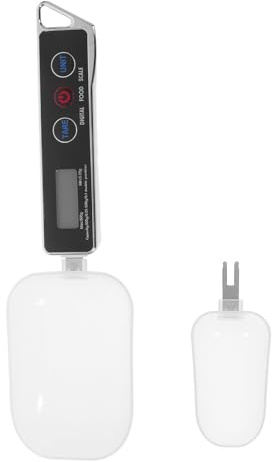 KALLORY Digital Measuring Spoon Scale with High Precision and Digital Display 500g Capacity Portable Mini Electronic Spoon Scale for Kitchen Food Weighing for Cooking and Baking