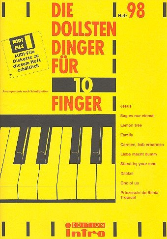 Die Dollsten Dinger 98 Fuer 10 Finger. Gesang, Klavier
