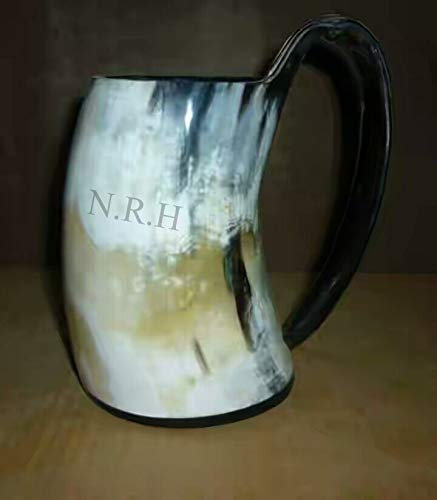 Nautical Viking Drinking Mug Cups for Ale Beer Wine Goblet Tankard Mead Medieval Burlap Tumbler Beaker