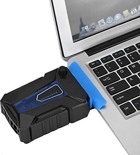 Refroidisseur de Ventilateur pour Ordinateur Portable - Refroidisseur de Jeu Externe - Ventilateur de Refroidissement USB à Extraction d'air 2000-4100RPM