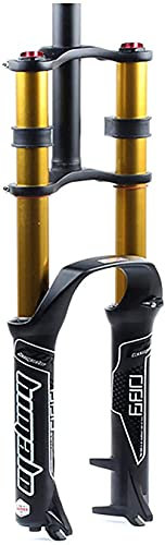 Ultralight MTB Bike Forcella Anteriore,26/27.5 / 29in Doppia Spalla Sospensione Controllo MTB Downhill Idraulico,Diritta Tubo in Lega(Size:29CON)