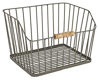 Kitchen Craft Drahtkorb, Schwarz, L