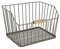 KitchenCraft Living Nostagia Grand Panier de Rangement Métallique pour Cuisine/Salle de Bain, Mural ou à Poser, 23,5 x 28,5 x 19 cm