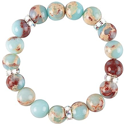 liagza Healing Bracelet For Women Anxiety Crystal Bracelet Chakra Beaded Bracelets Rose Quartz Crystals And Healing Stones Yoga Bead Bracelet Calming Stretch Bracelet Stress Relief Gifts For Women
