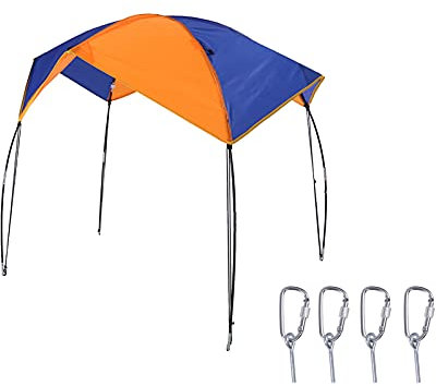 Sonnenschutz für Boote, 2–4 Personen, Sofortiger Regenschutz, Segelboot, Markisenabdeckung, Angeln, Überdachung, Zelt, Sonnenschutz (68351 Vorzelt (4 Personen))
