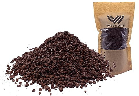 WYSKONT Lavasteine 5 Liter 3-5 mm - Aquarium Bodengrund - Lavamulch - Aquarium Deko - Terrarium Deko - Aquarium Steine - Aquarium Kies - Aquarium Soil - Dekosteine - Zierkies